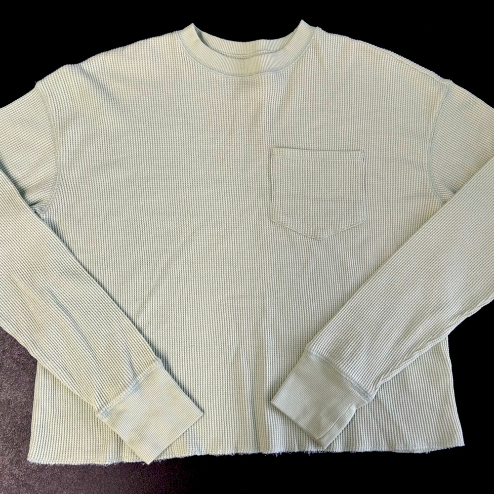 Cropped thermal Tee